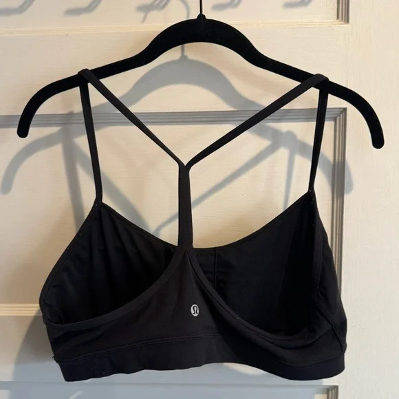 Lululemon Flow Y Bra *Nulu — Black — Size 14 - Picture 3 of 5